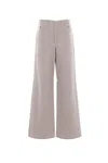 Fendi Wide Leg Denim Trousers With Multiple Pockets