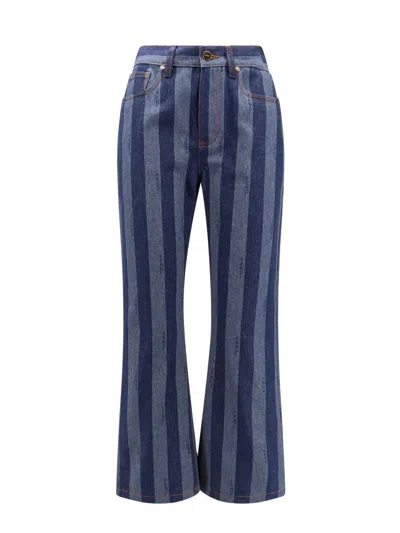 Fendi Woman Jeans Woman Blue Jeans