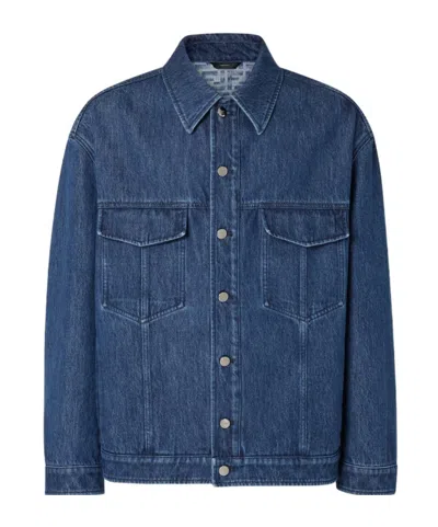 FENDI FENDI COLLARED BUTTON-UP JACKET
