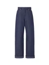 Fendi Long Jeans In Blue