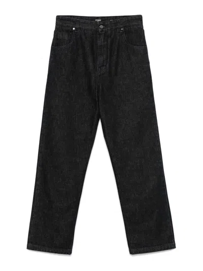 FENDI JEANS BOOT-CUT - AZUL
