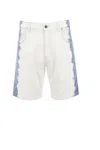Fendi 'denim Fade Bermuda Shorts With In Dark Blue