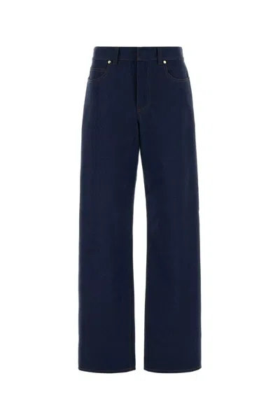 Fendi Jeans Ff Reverse Den In Animal Print