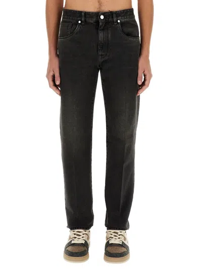 Fendi Jeans In Denim In Black