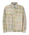 Fendi Men Ff Patchwork Jeans Jacket In Color