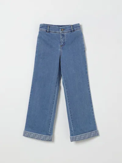 Fendi Jeans Kids  In Blue