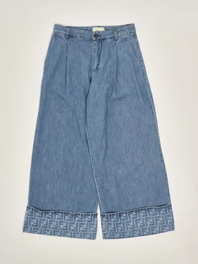 Fendi Kids' Jeans Light Jeans In Blue
