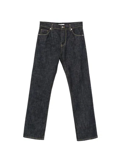 Fendi Jeans Slim In Blue