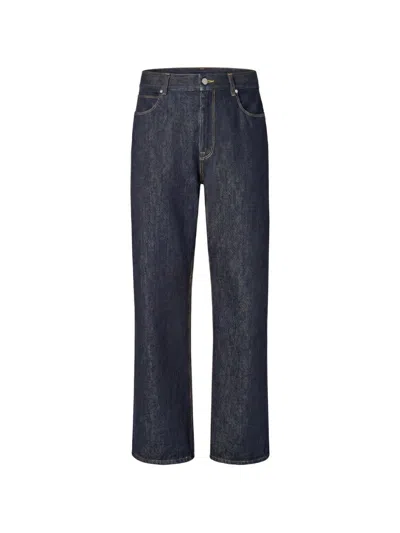FENDI JEANS WITH LOGO APPLICATION