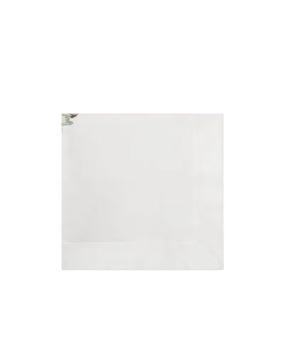 Fendi Jersey And Poplin Baby Blanket With Print In White
