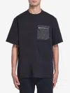 Fendi Crew-neck Cotton T-shirt In Black