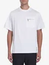 Fendi Ff Chest Pocket Cotton T-shirt In White