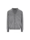 Fendi `ff` Cardigan In Peltro