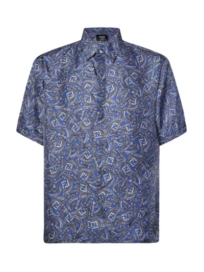 FENDI JEWELS SILK SHIRT