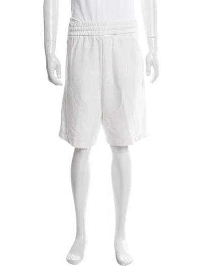 Pre-owned Fendi Jogger Shorts In White