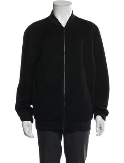 Pre-owned Fendi Jokarl Bomber Jacket In Black