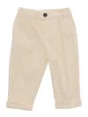 Fendi Jr Corduroy Trousers In White