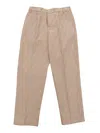 Fendi Jr Ff Jacquard Trousers In White