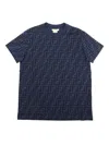 Fendi Jr Ff Jersey T-shirt In Multi