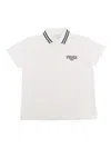 Fendi Jr Jersey Polo In White