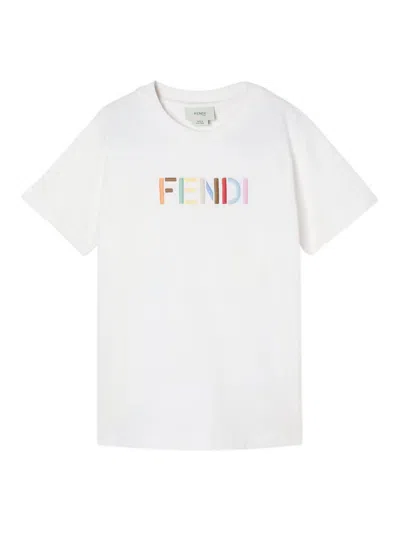 FENDI JR JERSEY T-SHIRT