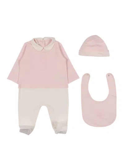 Fendi Jr Kit Tutina Felpina Stretc In Pink