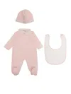 Fendi Jr Onesie Set In Pink