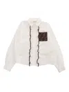 Fendi Jr Shirt In White