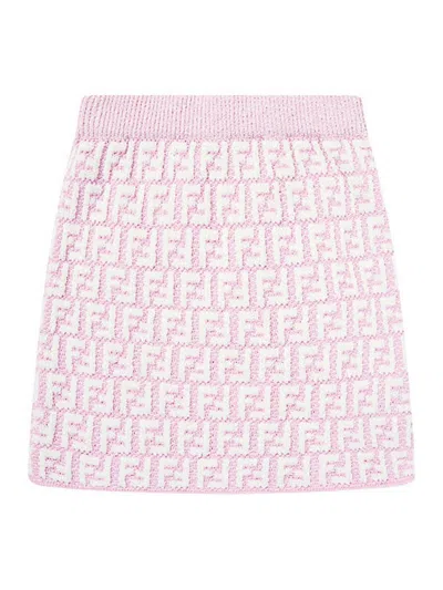 Fendi Jr Kids' Skirt In Pink