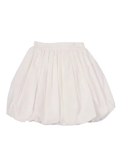 Fendi Jr Kids'  Skirt Popeline In White