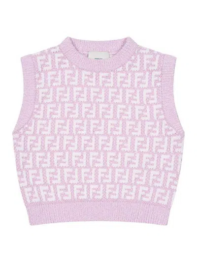 Fendi Jr Kids' Top In Purple