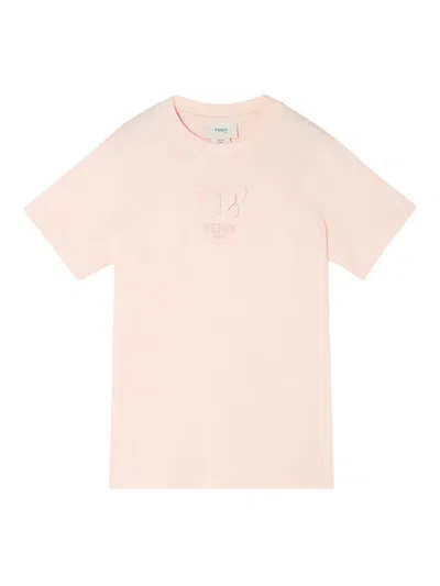 Fendi Jr Kids' T-shirt In Pink