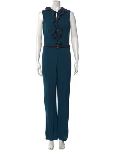 Pre-owned Fendi Jumpsuit In Blue