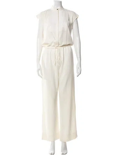 Pre-owned Fendi Jumpsuit In Neutrals/white