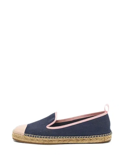 Pre-owned Fendi Junia Espadrilles In Blue