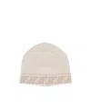 Fendi Junior Ff Reversible Beanie Hat In Pattern