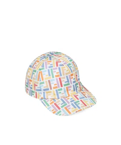 Fendi Kids' Junior Hat Made Of Multicolored Nylon