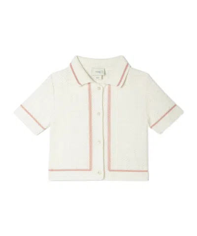 Fendi Junior Shirt In White
