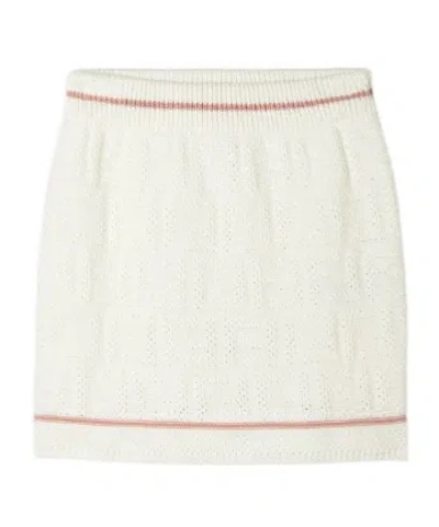 Fendi Kids' Junior Skirt In Neutral