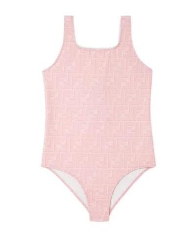 Fendi Kids' Junior Swimsuit In Pink