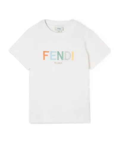 Fendi Junior T-shirt In White