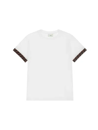 Fendi Junior T-shirt In White