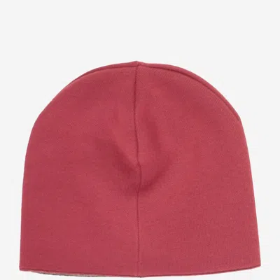 Fendi Jup038 Reversible Wool Beanie In Red