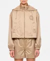 Fendi Women Cappuccino Polyester Windbreaker In Neutral
