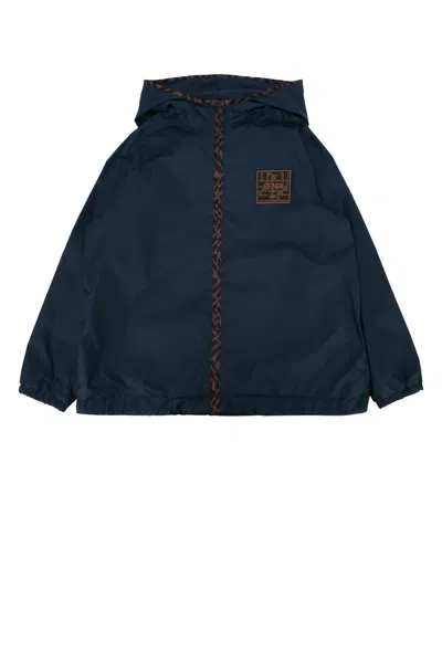 Fendi Kids' K-way New Nylon In Blue