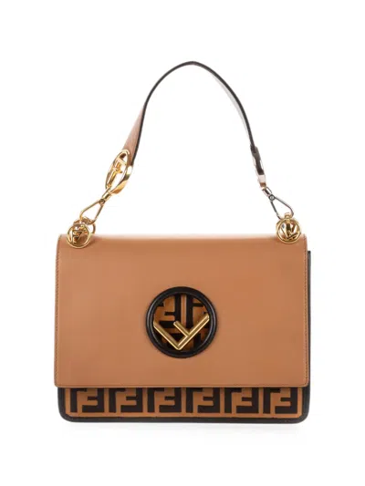 Pre-owned Fendi Kan I Tote Bag In Neutral