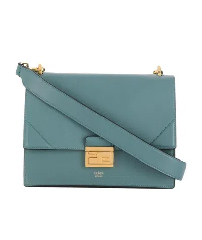 Fendi Kan U Shoulder Bag In Green