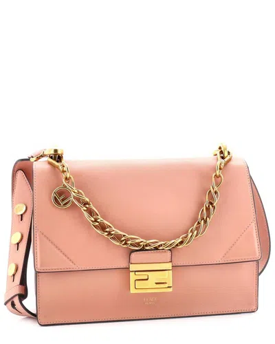 Fendi Kan U Shoulder Bag Leather Medium (authentic Pre-loved)