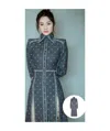 Fendi Karligraphy Motif Shirt Dress In Black
