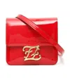 Fendi Karligraphy Shoulder Bag In Red